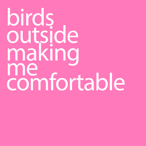 birds outside making me comfortable (8D Version)