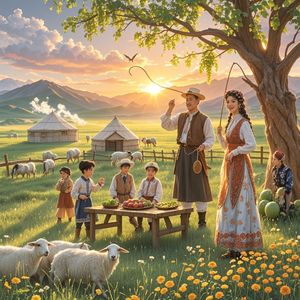 可克达拉的阳光