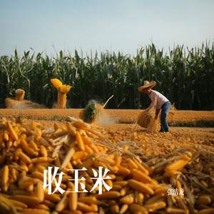 收玉米