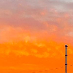 梦幻般的橙红色