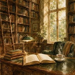 図書館の午後