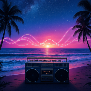 夕日が沈むBeachside