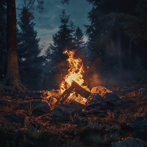 Warm Fire Night Sleep