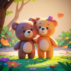 Teddy Bear is Friends