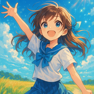 眩しい空に手を伸ばして