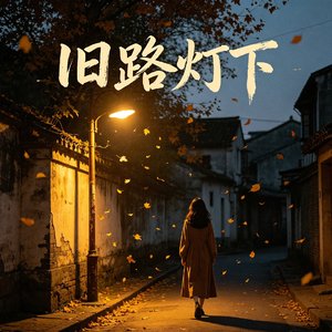 旧路灯下
