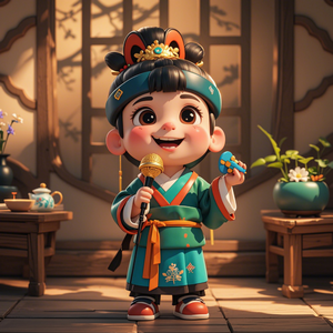 国学成语《大笔如椽》