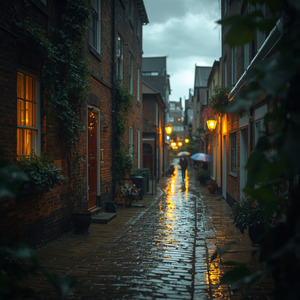 Rainlit Alley Calm