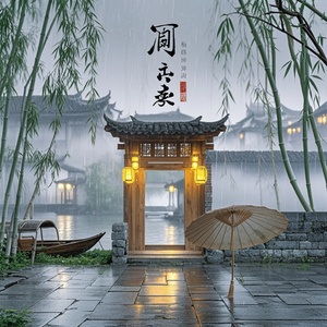 江南雨旧巷思