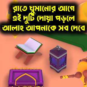 রাতে ঘুমানোর আগে এই দুটি দোয়া পড়লে আল্লাহ আপনাকে সব দেবে