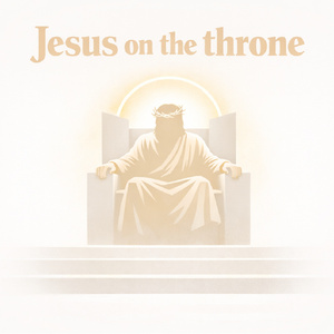 Jesus on the throne