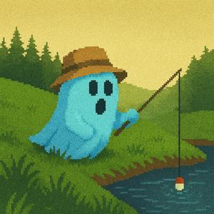 Fishing From The Hillside