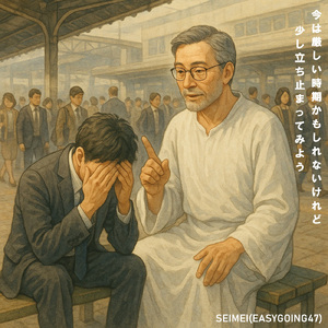 「今は厳しい時期かもしれないけれど、少し立ち止まってみよう」そうだろう？