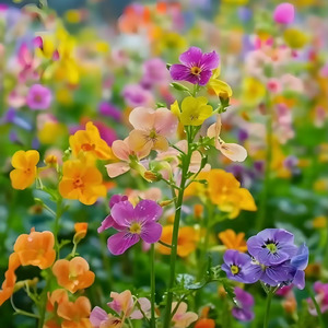 七彩油菜花