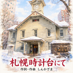 支笏の川のほとりで