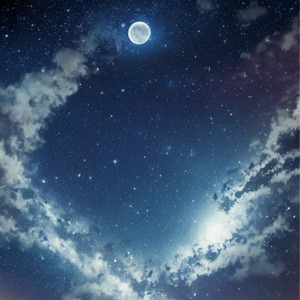 夜空の星を眺めながら考え事