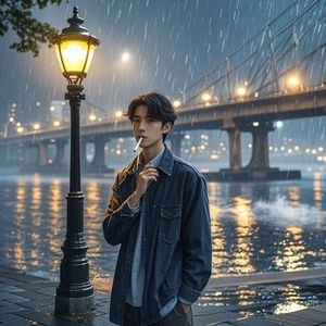 长沙雨夜的烟