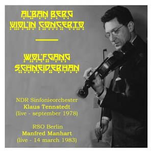 Berg VC Schneiderhan RSO Berlin Manfred Manhart 14 march 1983 live