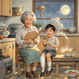 旧时光里的外婆-谢文良