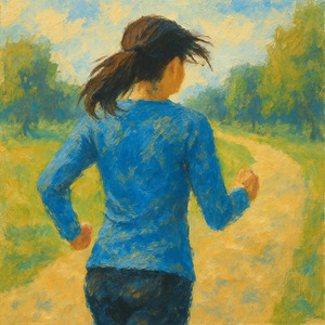 今日も走ってえらい