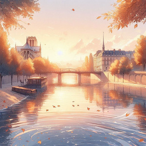 セーヌ川のさざ波