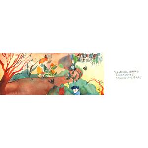 月亮云雾或者树