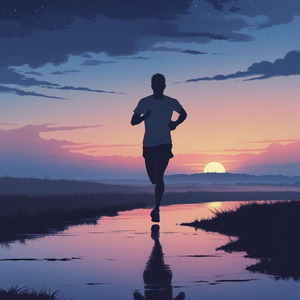 夜明け前のランナー