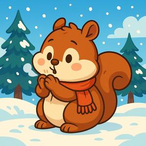 La ardillita calienta sus patitas (Cuentos de Hadas de North Dakota North Dakota Fairytales)