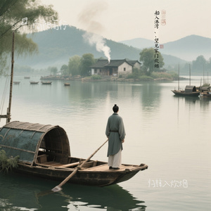 归棹入炊烟