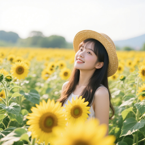 ひまわり畑の真ん中で抱きしめたい