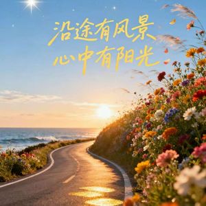 沿途有风景心中有阳光（DJ版） 伴奏