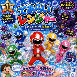 てあらいレンジャー しゅつどう！