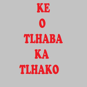 Ke o tlhaba ka tlhako