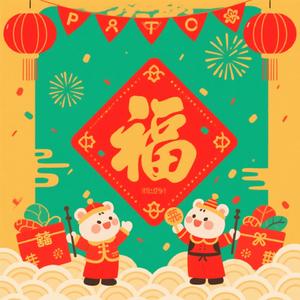 正月二十九 喜气进家门