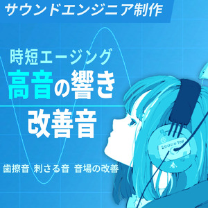 時短エージング 高音の響き改善音 歯擦音 刺さる音 音場の改善