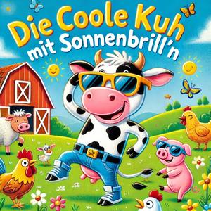 Die Coole Kuh mit Sonnenbrill