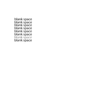 blank space