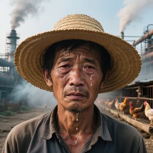 一个绝望老实的农村人愣在原地半天，最后蹦出一句“那为啥呢”