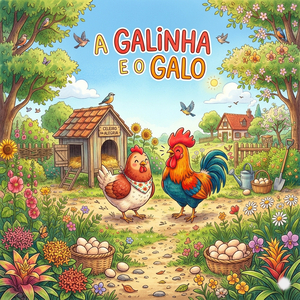 A GALINHA E O GALO