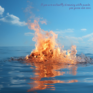 If you are actually dreaming while awake, you gonna die soon