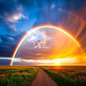 虹の向こう側に