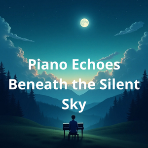 Night Clouds Float over Gentle Mountains