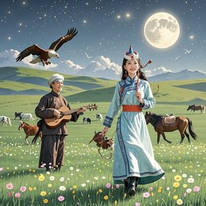 草原美丽的姑娘-张和平