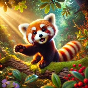 El Panda Rojo (Ailurus fulgens) Canción para Niños [Educacional]