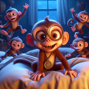 five little monkeys,hallowen