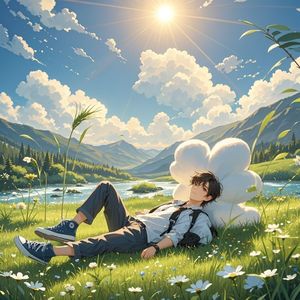 风的午休时光_小小糖果甜