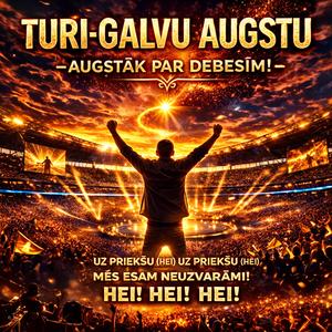Turi galvu augstu — augstāk par debesīm!