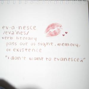 evanesce
