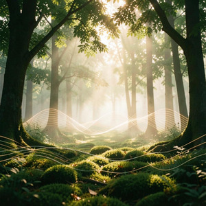 Sun Through Quiet Leaves