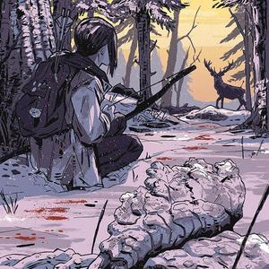 鹿与猎人(无水印)